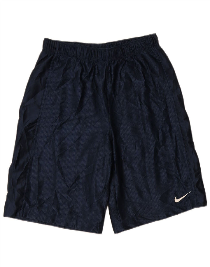 Pantaloni scurți sport Nike pentru bărbați, mari, albastru, poliester