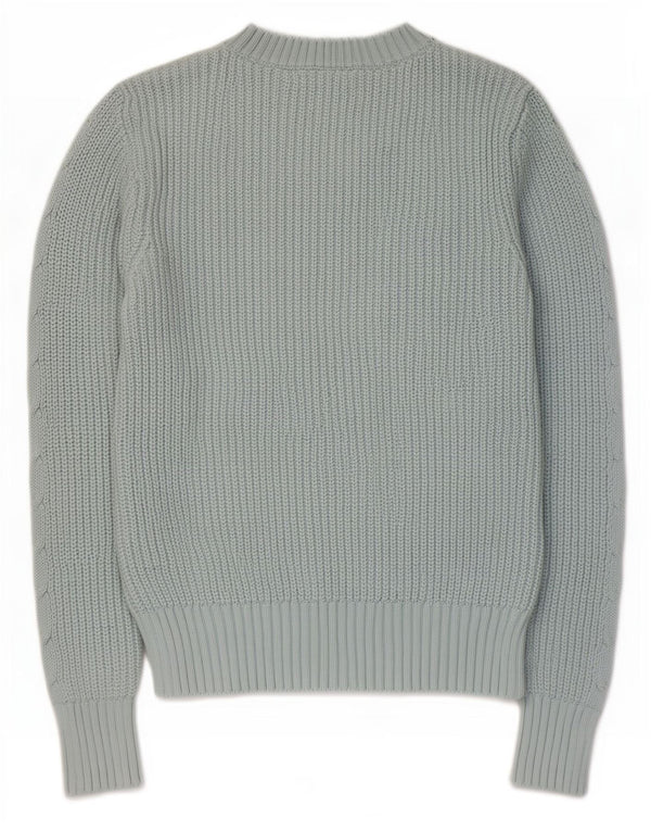 Pulover pentru femei Marks & Spencer cu decolteu triplu UK 6 XS Bumbac albastru