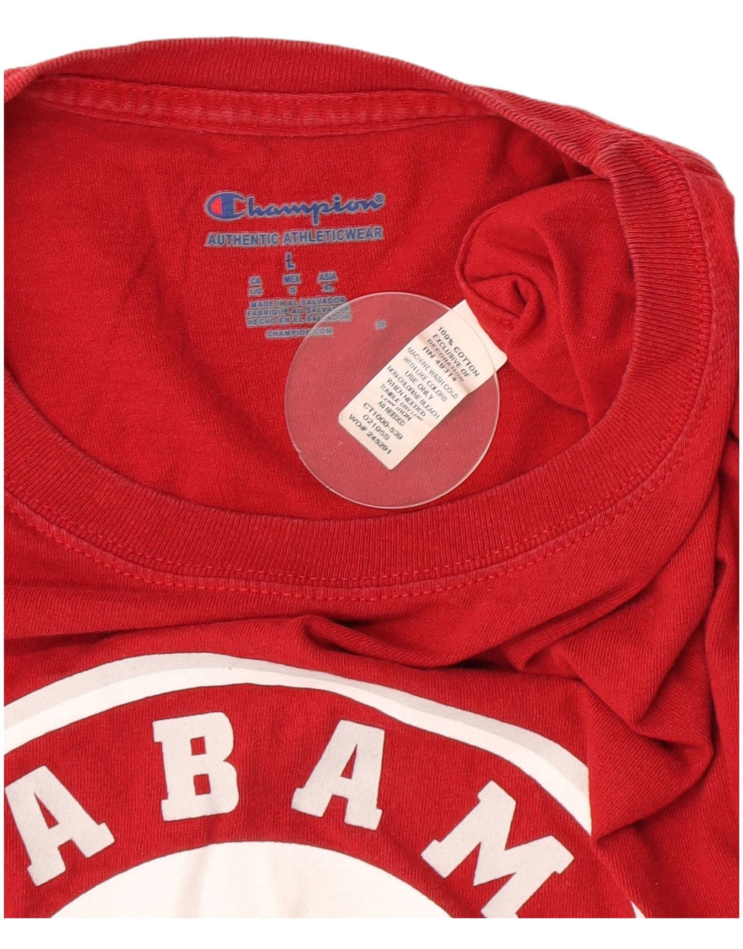 Tricou grafic pentru bărbați Champion Top mare din bumbac roșu