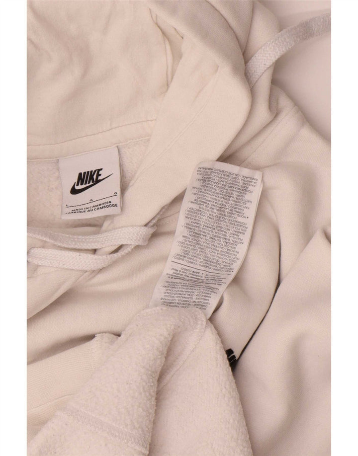 Pulover Nike pentru bărbați, mare, alb, din bumbac