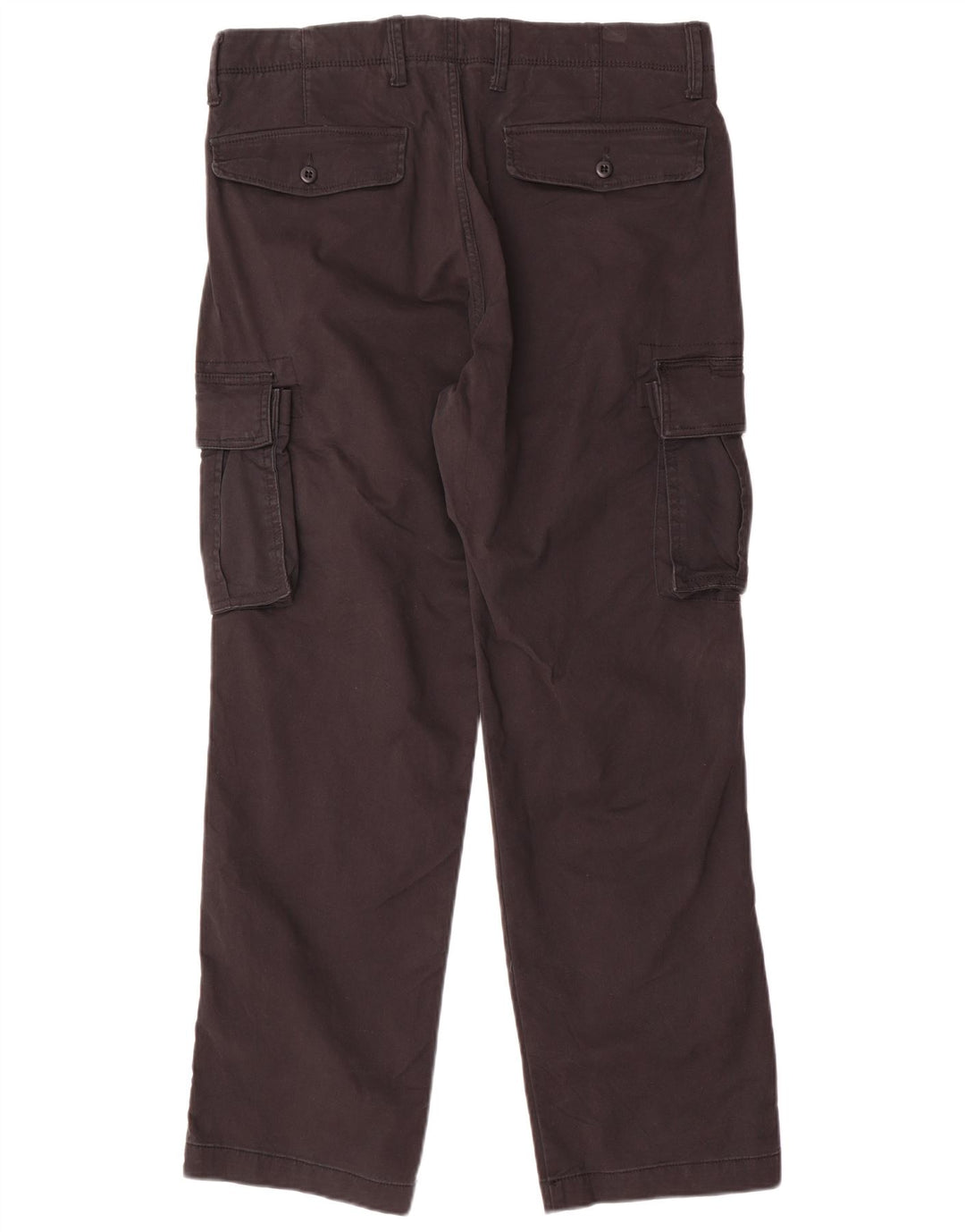 Pantaloni cargo drepti pentru bărbați Gap W32 L30 bumbac negru