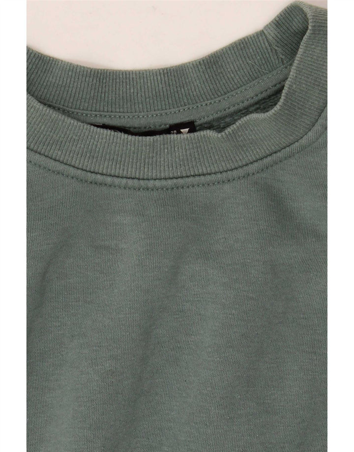 Pulover supradimensionat pentru femei Zara UK 14 Bumbac verde mediu