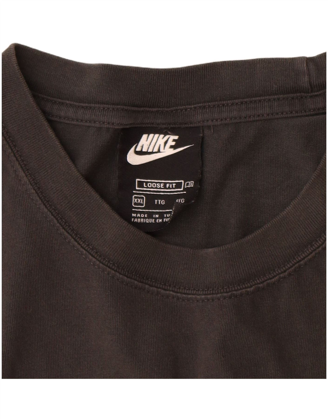 Tricou grafic NIKE pentru bărbați, 2XL, negru, bumbac