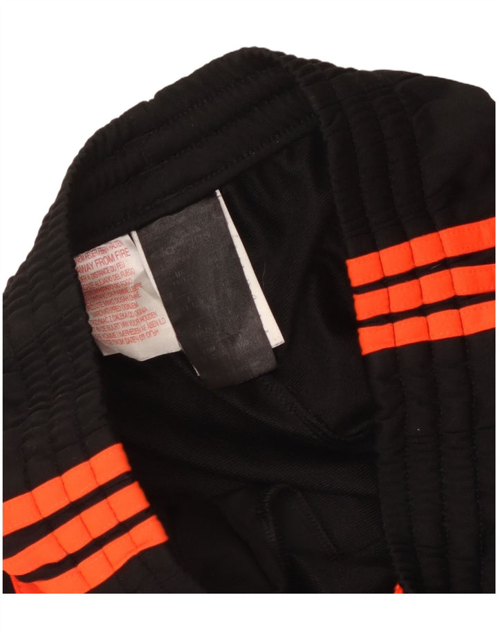 Pantaloni de trening Adidas baieti 11-12 ani poliester negru