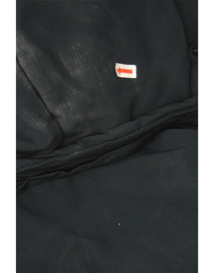 Jachetă căptușită cu glugă supradimensionată Superdry pentru femei UK 8 Small Bleumarin