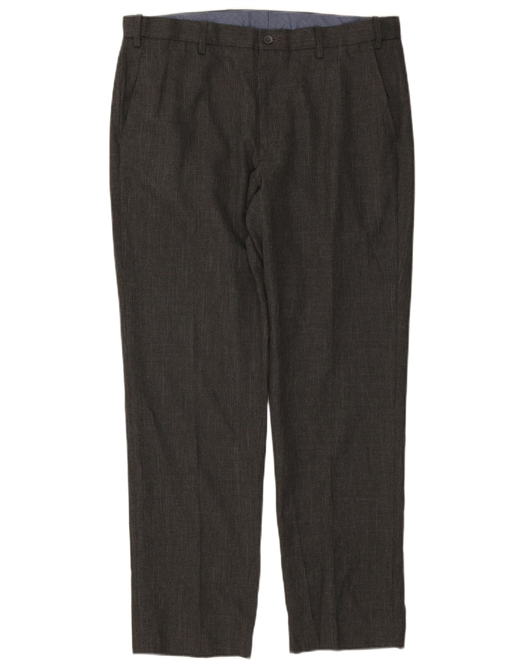 MARKS & SPENCER Pantaloni drepți pentru bărbați L36 L31 Poliester gri