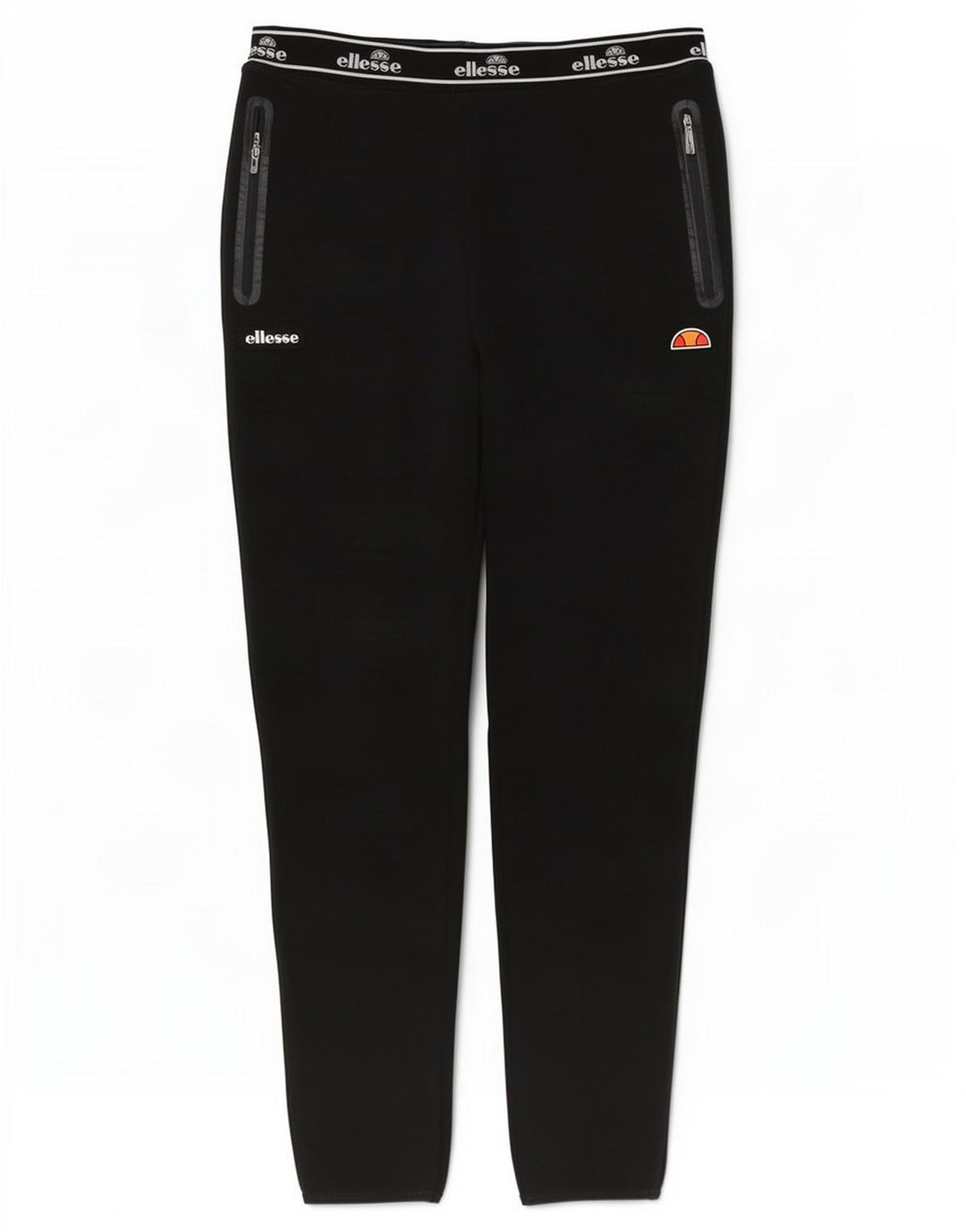 Pantaloni de trening cu grafică pentru bărbați Ellesse, bumbac negru mare