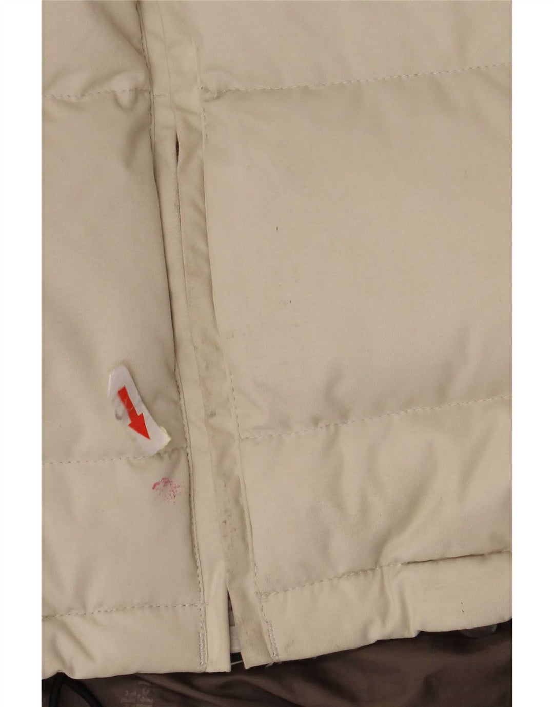 Jack Wolfskin Jachetă căptușită cu glugă pentru femei UK 10 Small Bej Poliamidă