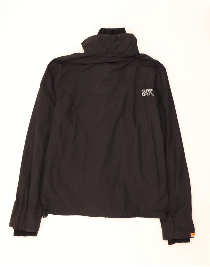 Jachetă de ploaie grafică Superdry pentru bărbați UK 44 2XL poliester negru