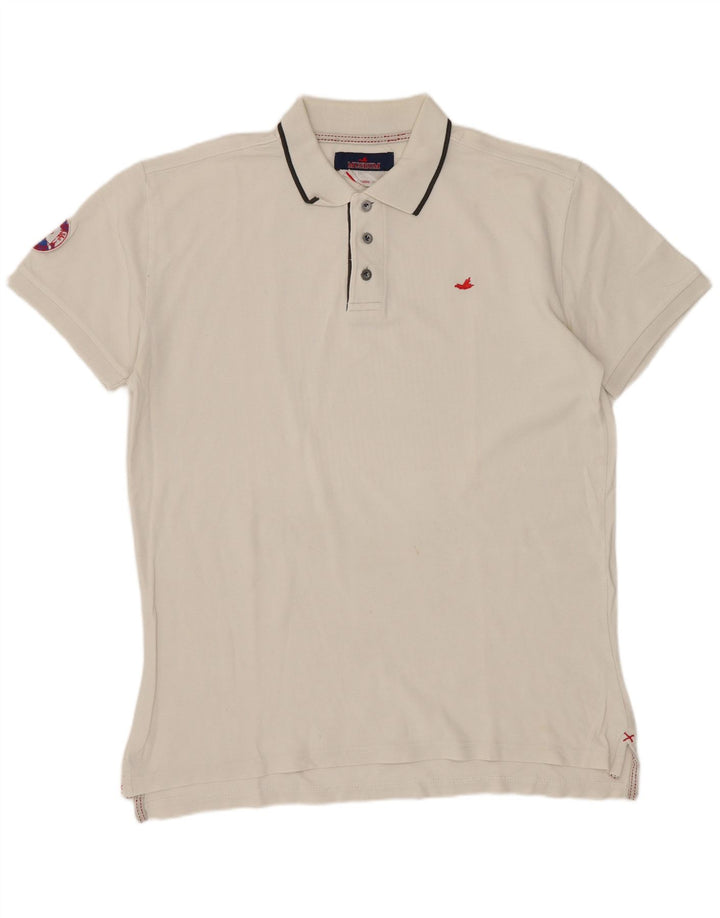 Tricou polo pentru bărbați Museum XL, alb