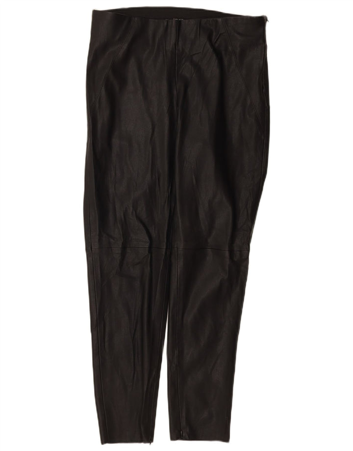 Pantaloni subțiri din piele pentru femei Zara L30 L27 Negru