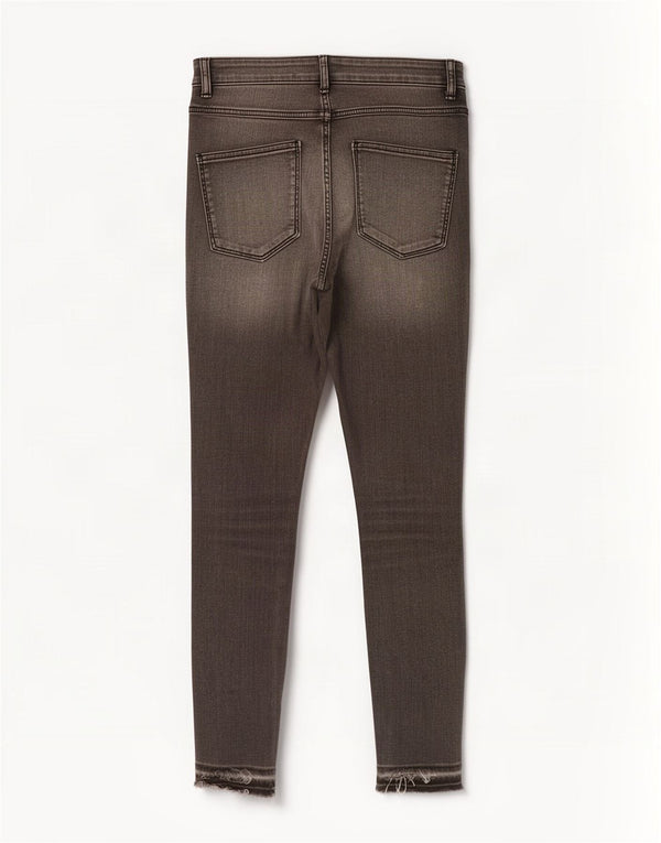 Blugi skinny pentru femei cu talie înaltă Zara EU 36 XS W26 L27 gri
