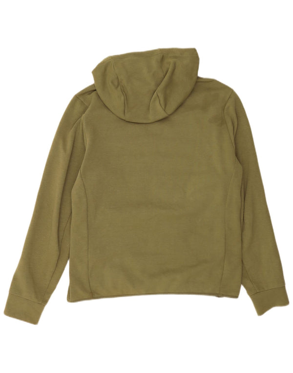 Pulover Adidas pentru bărbați, cu fermoar, poliester, mare, verde