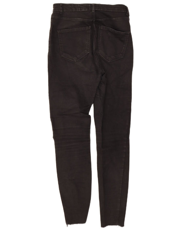 Blugi skinny distressed Trafaluc pentru femei Zara EU 40 Medium W30 L27 Negri