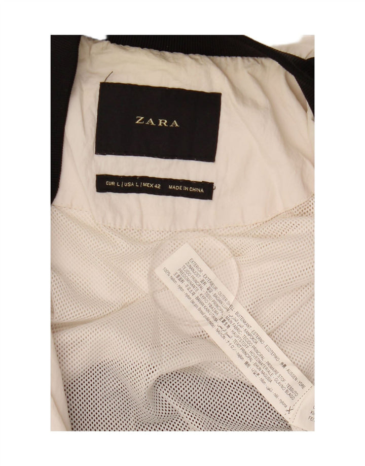 Jachetă de top pentru trening pentru bărbați Zara, mare, neagră, color block