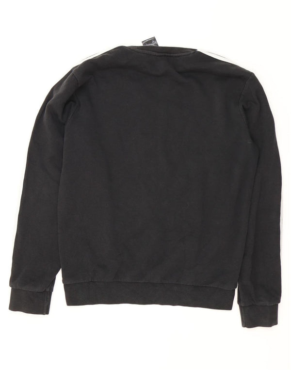 Hanorac grafic pentru bărbați Adidas Jumper mic, negru, bumbac
