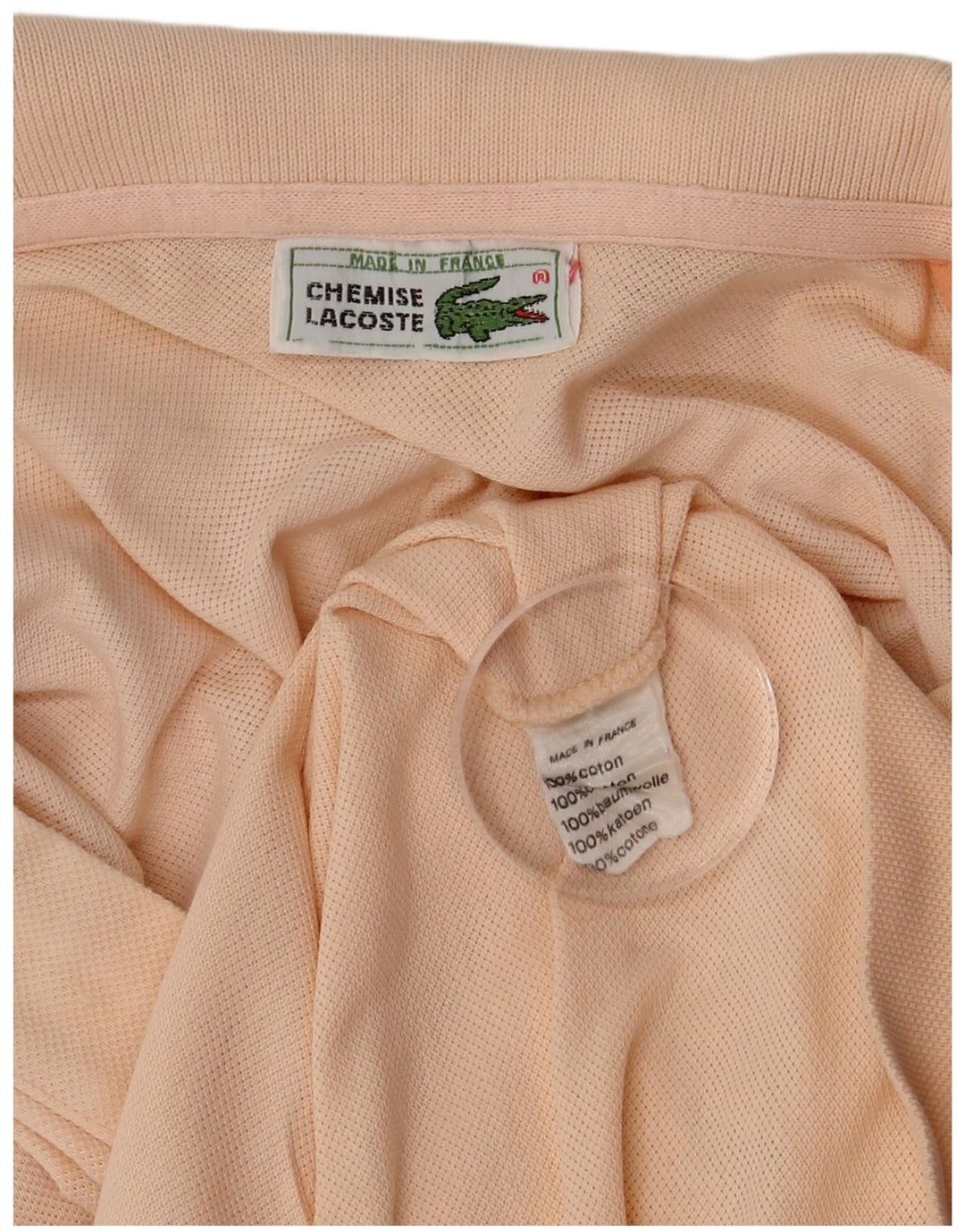 Tricou polo Lacoste pentru bărbați, bumbac portocaliu mare