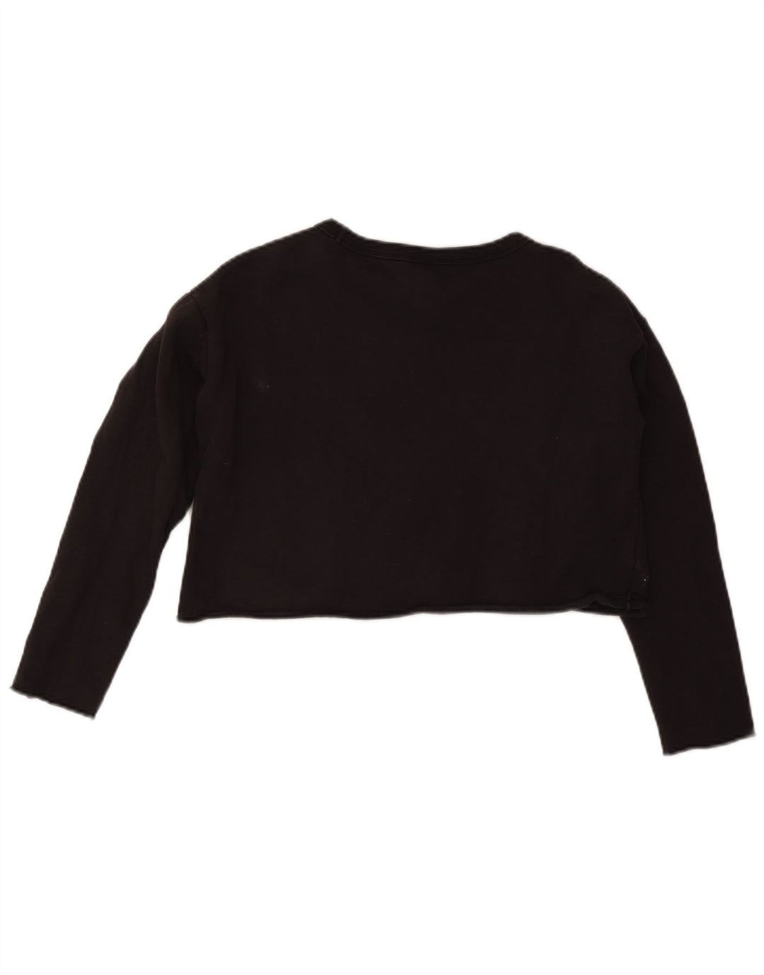 Pulover pentru femei Champion Crop Graphic Oversized Pulover UK 10 Mic Negru