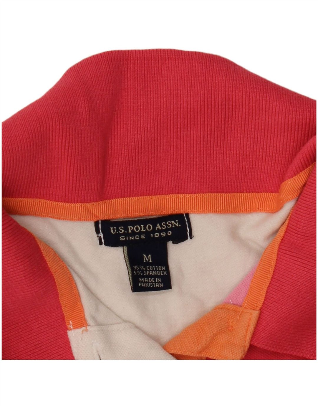 U.S. POLO ASSN. Tricou polo rugby pentru femei UK 12 mediu multicolor