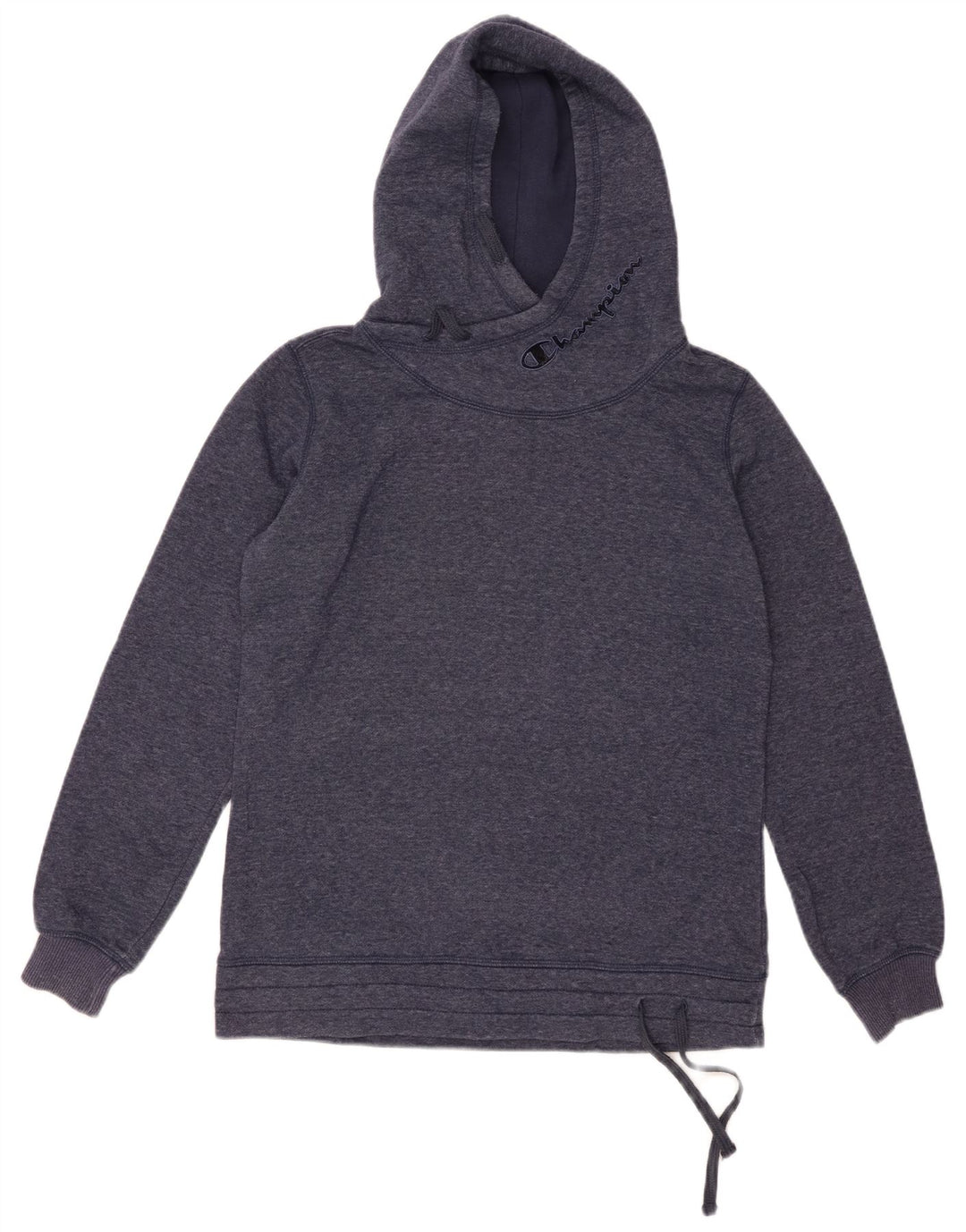 Pulover cu glugă cu grafic pentru femei CHAMPION UK 16 mare bleumarin