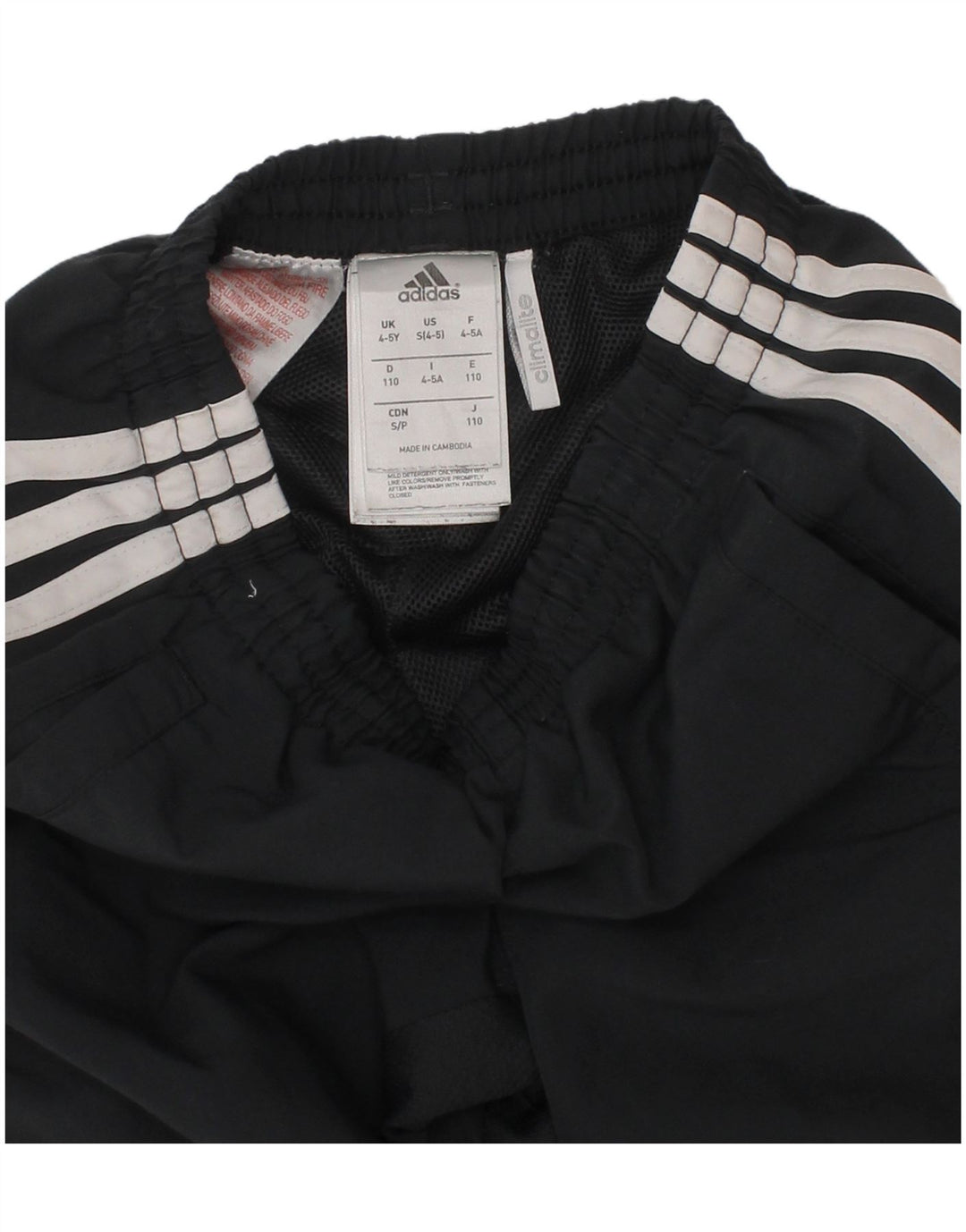 Pantaloni de trening Adidas Climalite pentru baieti Joggeri 4-5 ani poliester gri