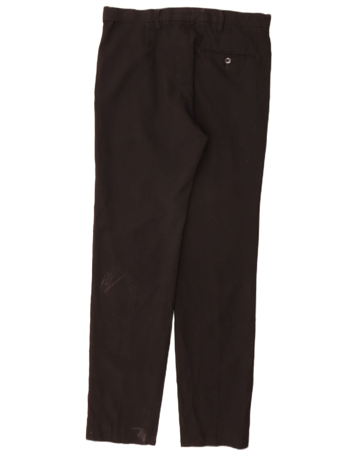 Marks & Spencer Pantaloni de costum slim pentru femei L30 L33 Poliester negru