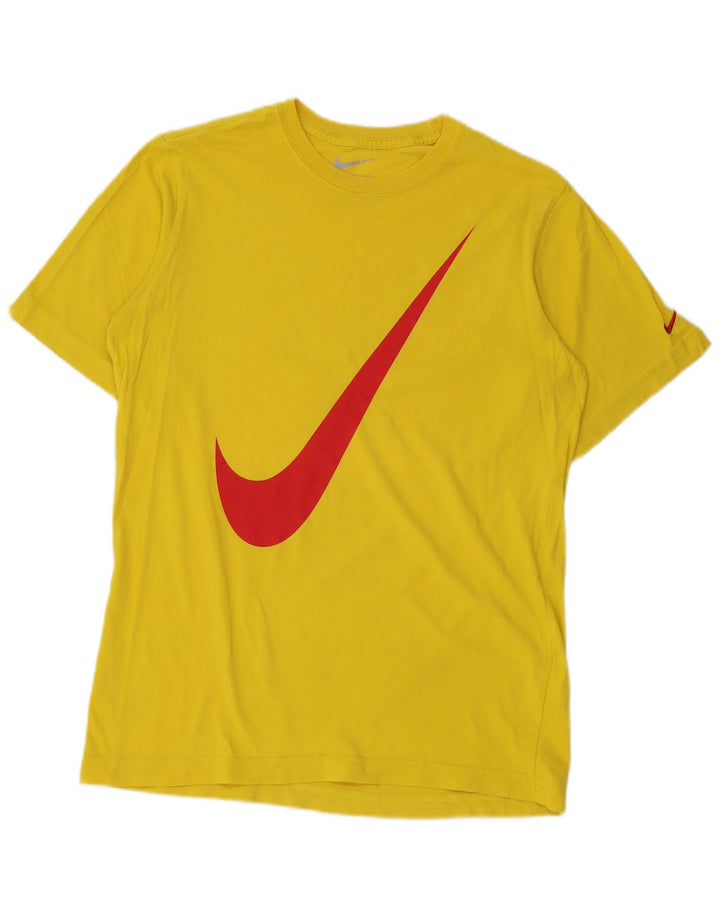 Tricou grafic pentru băieți NIKE Top 13-14 ani XL bumbac galben