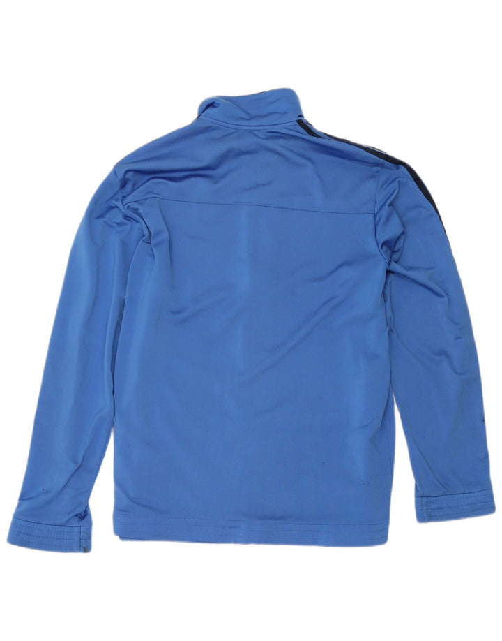 Jachetă de top pentru trening grafic Adidas pentru bărbați Marea Britanie 44/46 Poliester albastru mare