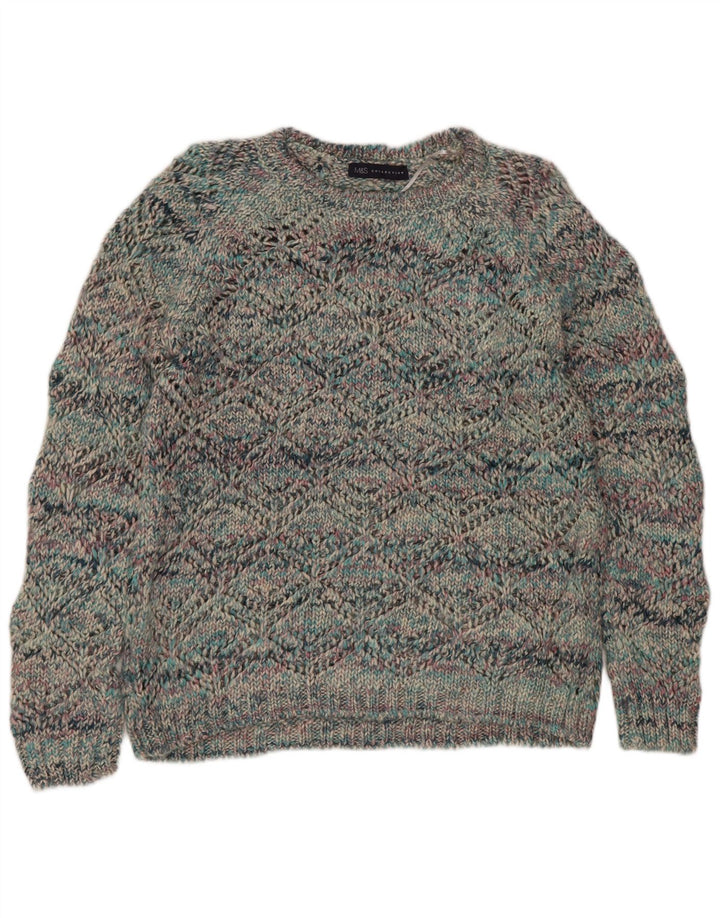 Pulover pentru femei Marks & Spencer cu gât de barcă, UK 10, mic, multicolor