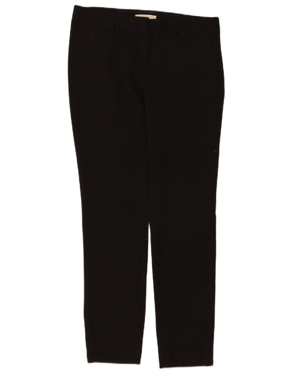 Pantaloni chino subțiri pentru femei Michael Kors US 8 Medium L34 L31 Poliester negru
