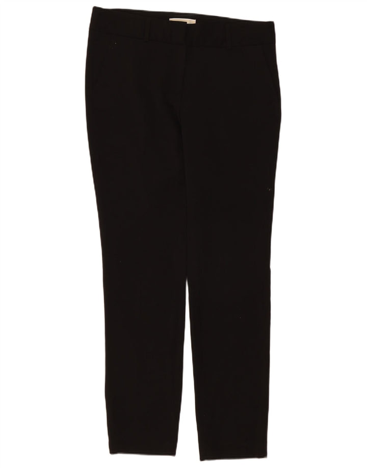 Pantaloni chino subțiri pentru femei Michael Kors US 8 Medium L34 L31 Poliester negru