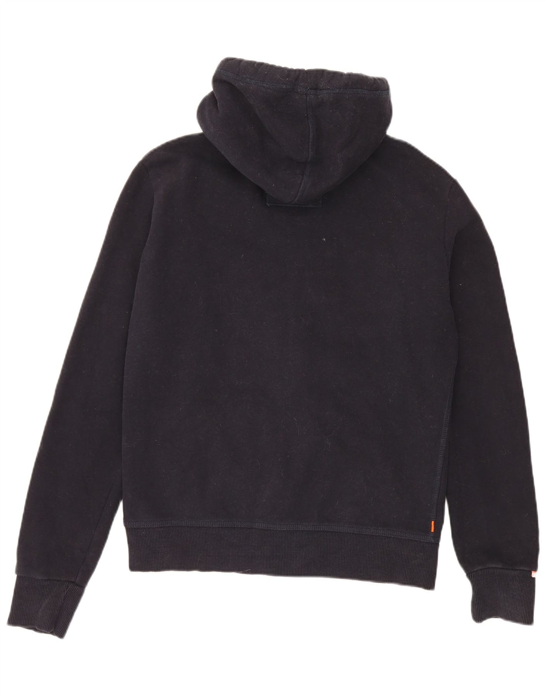 Pulover Superdry pentru bărbați, cu fermoar, bumbac, albastru bleumarin