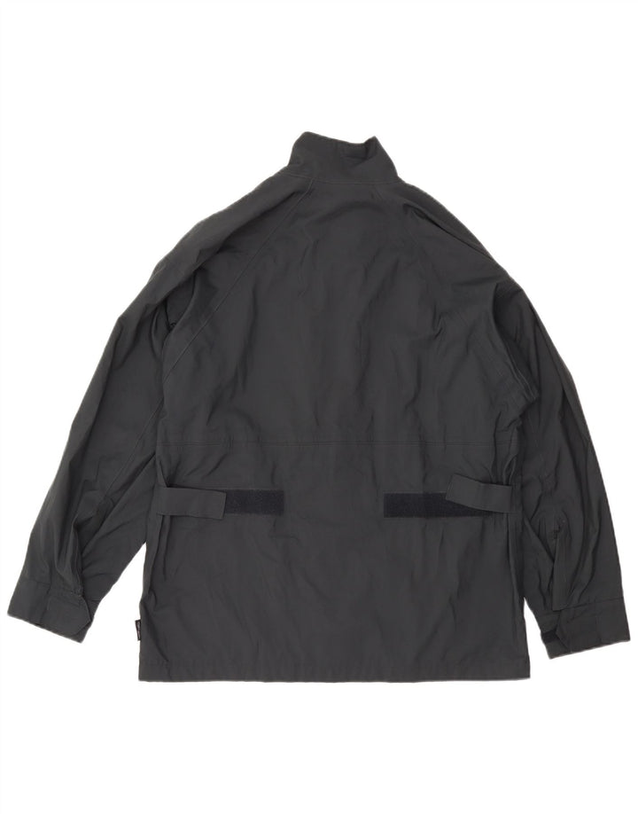 Jachetă de ploaie supradimensionată pentru femei Adidas UK 12 Medium Gri Poliester