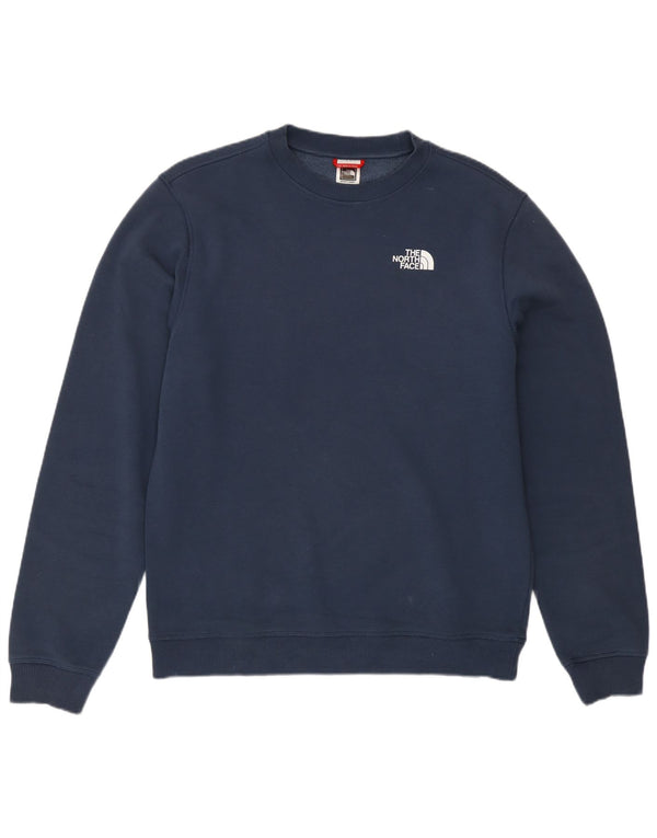 Hanorac pentru bărbați The North Face Jumper mediu din bumbac bleumarin