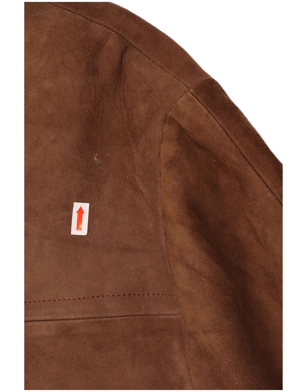 Jachetă vintage pentru femei de piele intoarsa UK 12 maro mediu