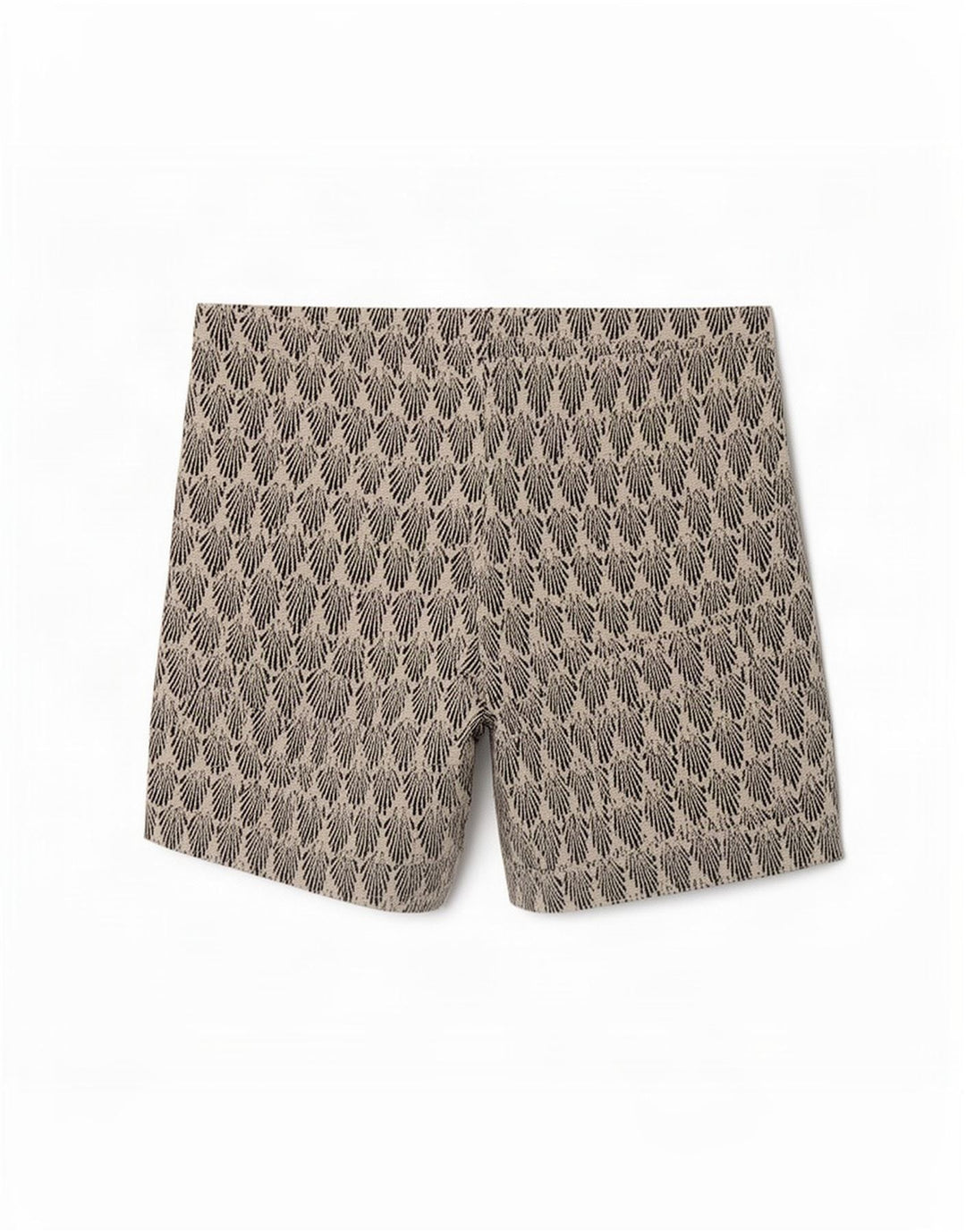 Pantaloni fierbinți cu model abstract pentru femei Zara, mari W30, poliester alb