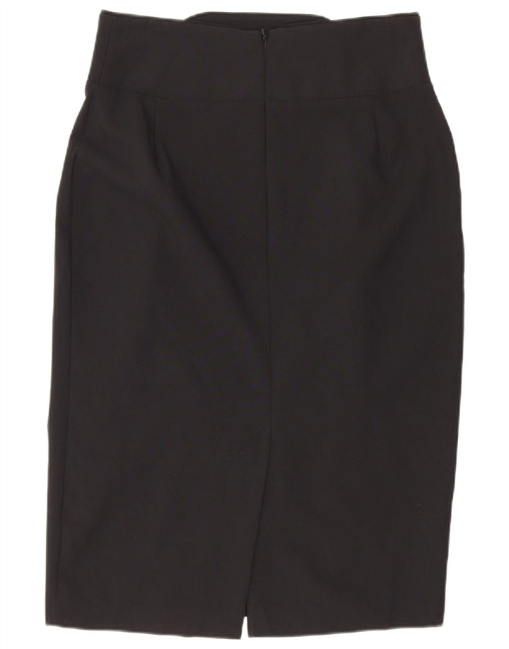 Fusta creion pentru femei Marks & Spencer UK 10 Small W26 Poliester negru