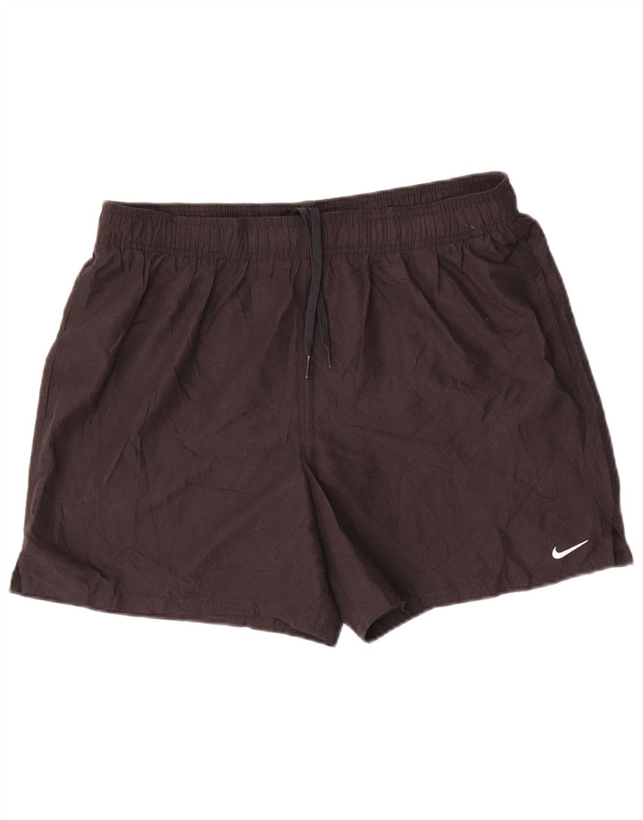 Pantaloni scurți sport Nike pentru bărbați, mari, negru, poliester