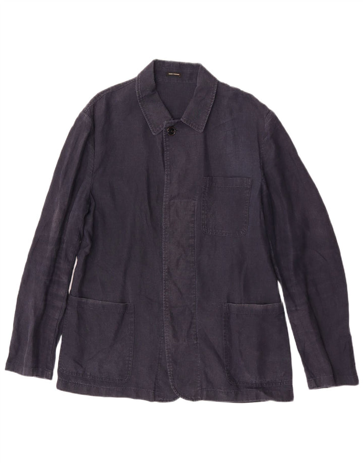 Jachetă Massimo Dutti pentru bărbați, UK 40, mare, albastru marin