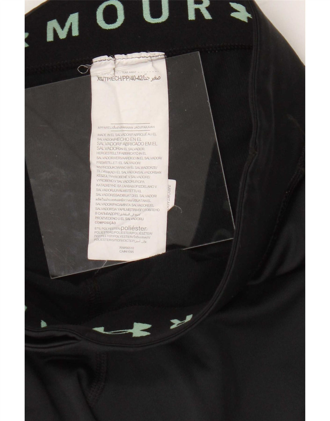 Leggings grafic Under Armour pentru femei UK 4 XS poliester negru