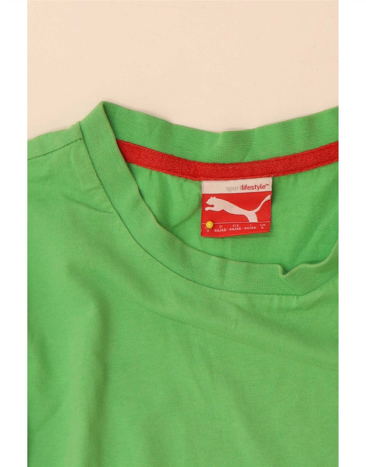 Tricou pentru bărbați Puma Top mic verde bumbac