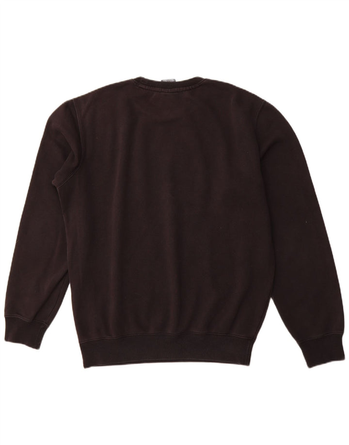 Hanorac grafic pentru bărbați CHAMPION Pulover mediu bumbac negru