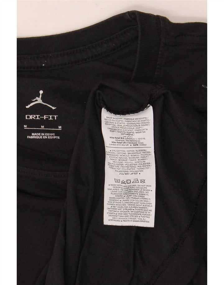 Tricou Jordan Dri Fit pentru bărbați Top Medium Black Bumbac