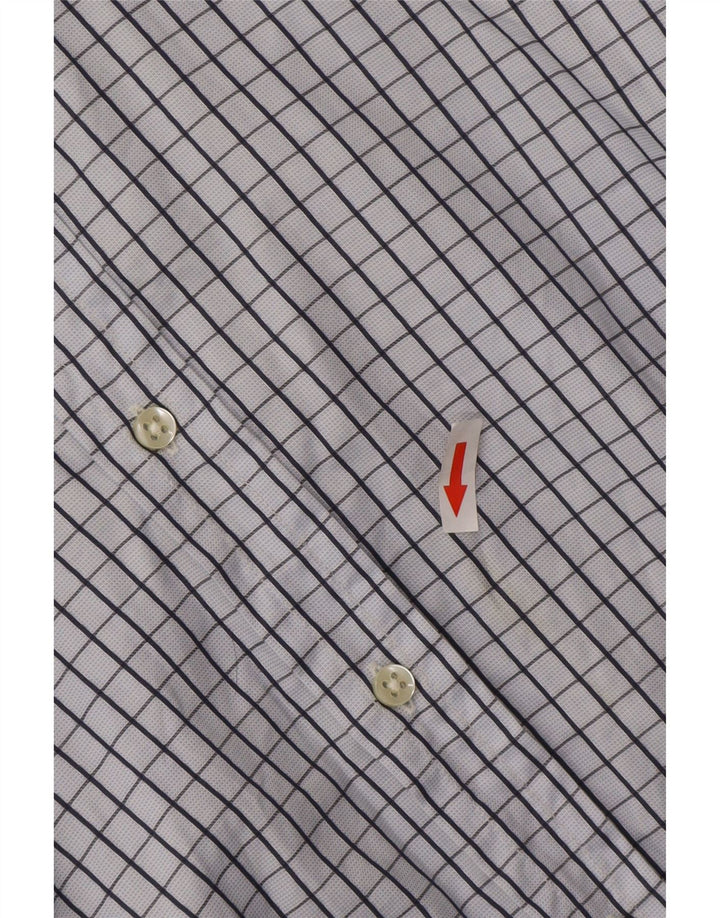 Cămașă Massimo Dutti pentru bărbați, carouri albastre medii