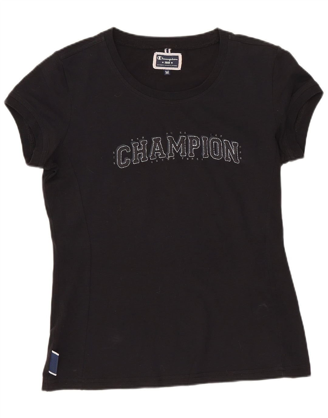 Tricou grafic Champion pentru femei Top UK 12 Medium Black