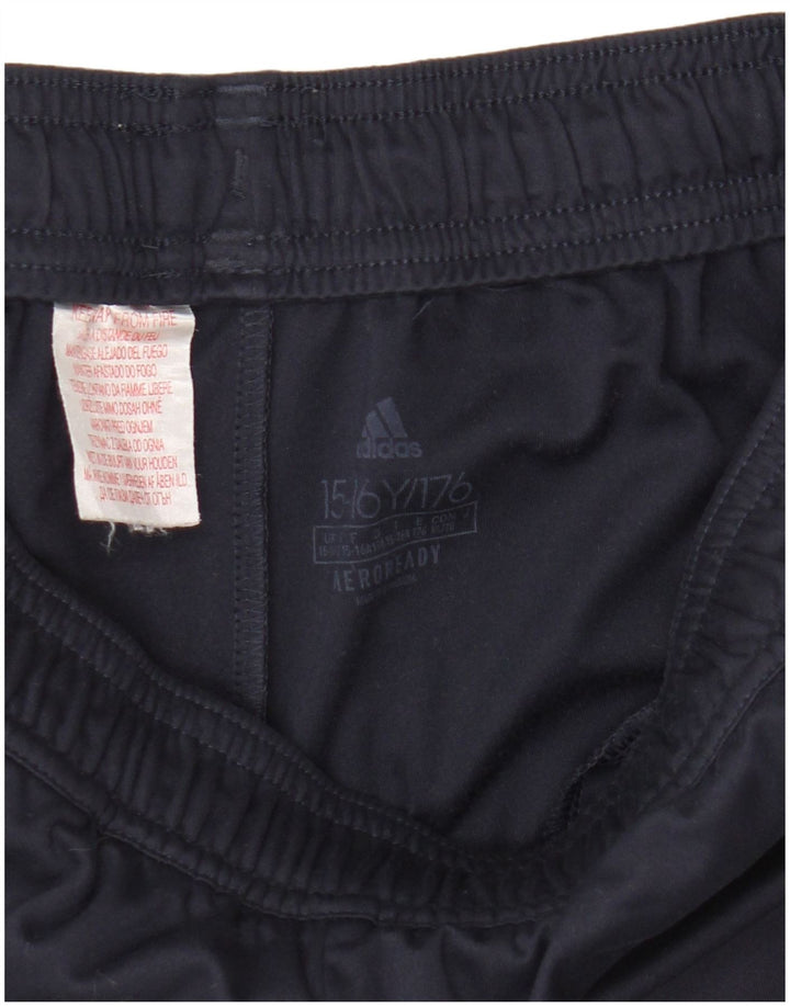Pantaloni scurți sport Adidas Aeroready Graphic pentru băieți 15-16 ani, poliester bleumarin