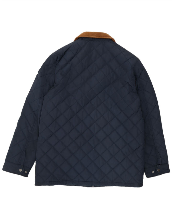 Crew Clothing Jachetă matlasată pentru bărbați UK 42 XL Bleumarin Poliester