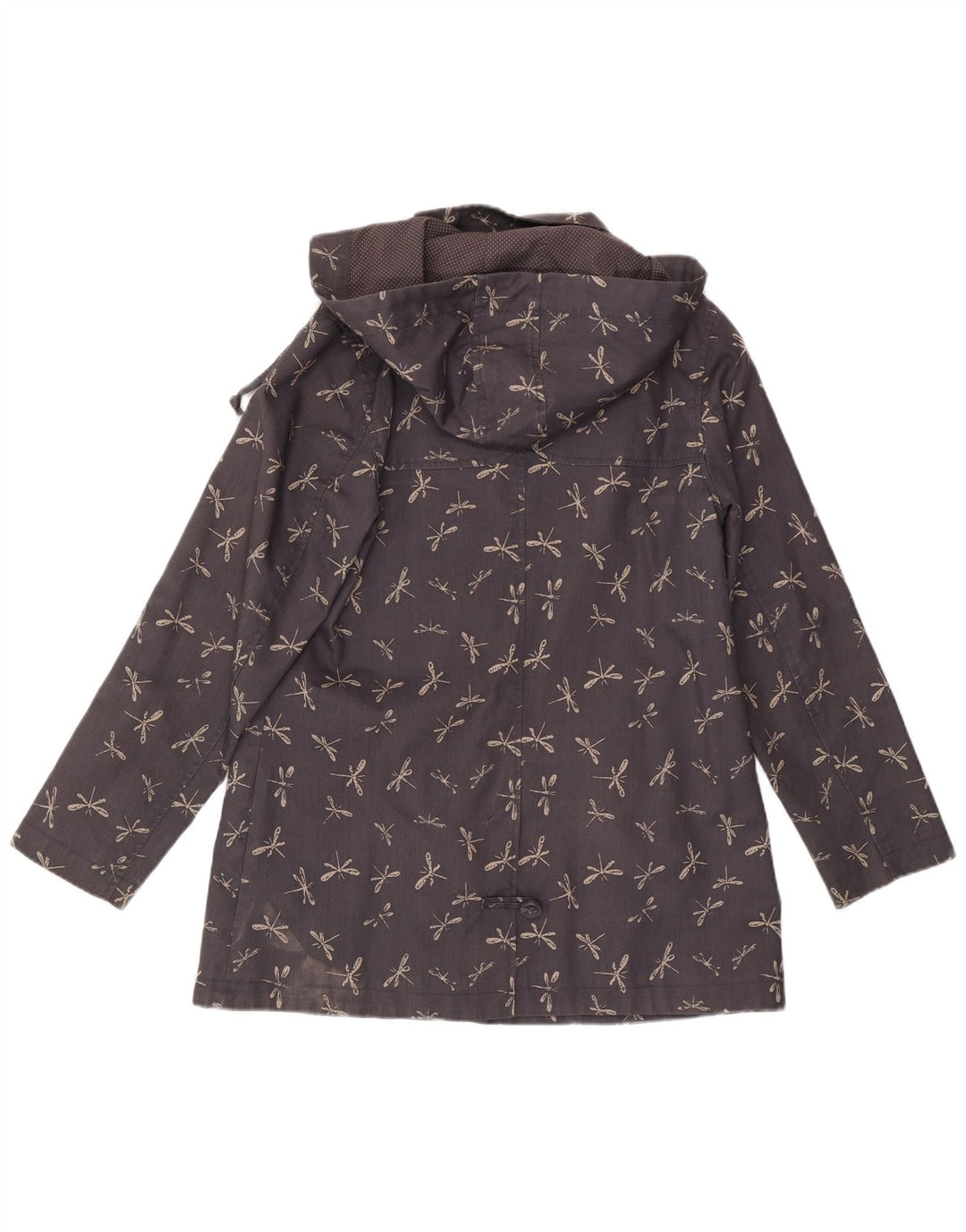 WHITE STUFF Jachetă Windbreaker pentru femei UK 14 mare, bleumarin, imprimeu animal