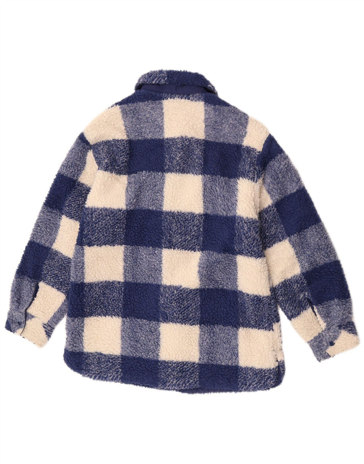 Jachetă Polar pentru Fete Zara 13-14 Ani Poliester Vichy Albastru