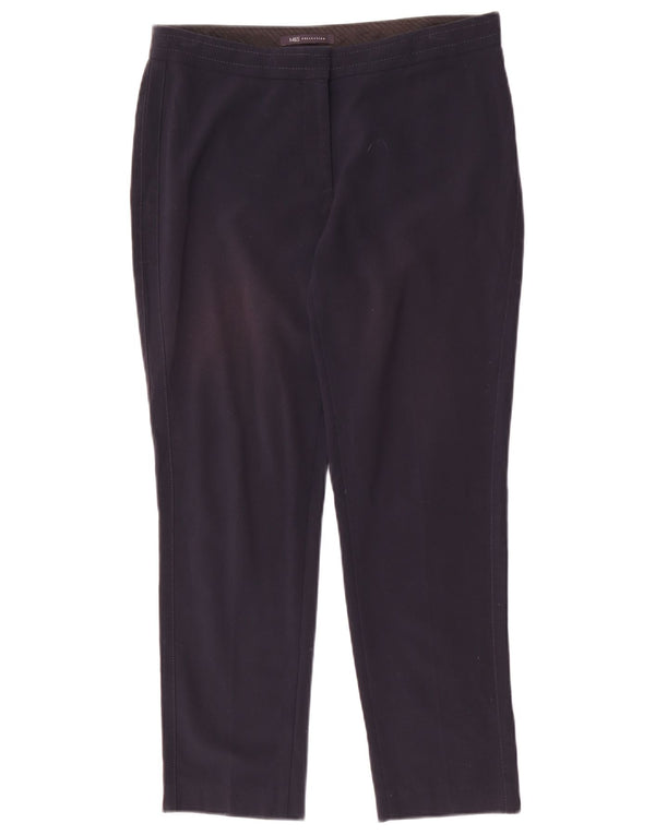 Pantaloni casual pentru femei Marks & Spencer UK 12 Medium W32 L27 Bleumarin